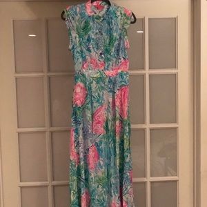 Lilly pulitzer maxi dress size 4
